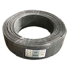 Цахилгааны утас 2.5x2C /саарал/ 100м Солонгос